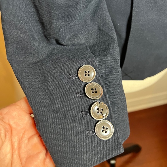 Rebecca Taylor tailored Blazer Jacket Navy size M - Picture 12 of 12